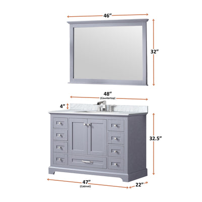 Dukes 48" x 22" Single Bath Vanity Bathroom Vanity - Shop at Home Craft Studio - 20