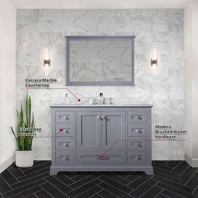 Dukes 48" x 22" Single Bath Vanity Bathroom Vanity - Shop at Home Craft Studio - 21