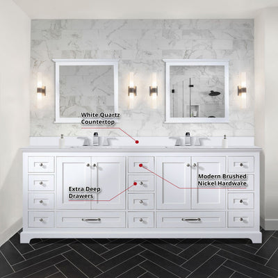 Dukes 84" x 22" Double Bath Vanity Bathroom Vanity - Shop at Home Craft Studio - 14