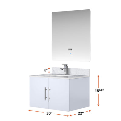 Geneva  30" x 22" Bath Vanity Bathroom Vanity - Shop at Home Craft Studio - 9