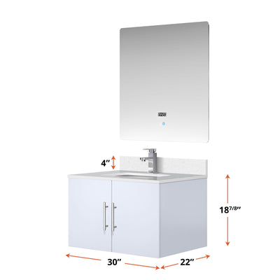 Geneva  30" x 22" Bath Vanity Bathroom Vanity - Shop at Home Craft Studio - 12