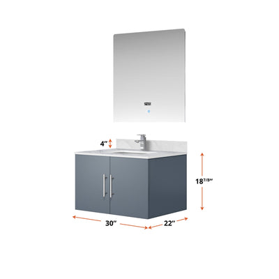 Geneva  30" x 22" Bath Vanity Bathroom Vanity - Shop at Home Craft Studio - 17
