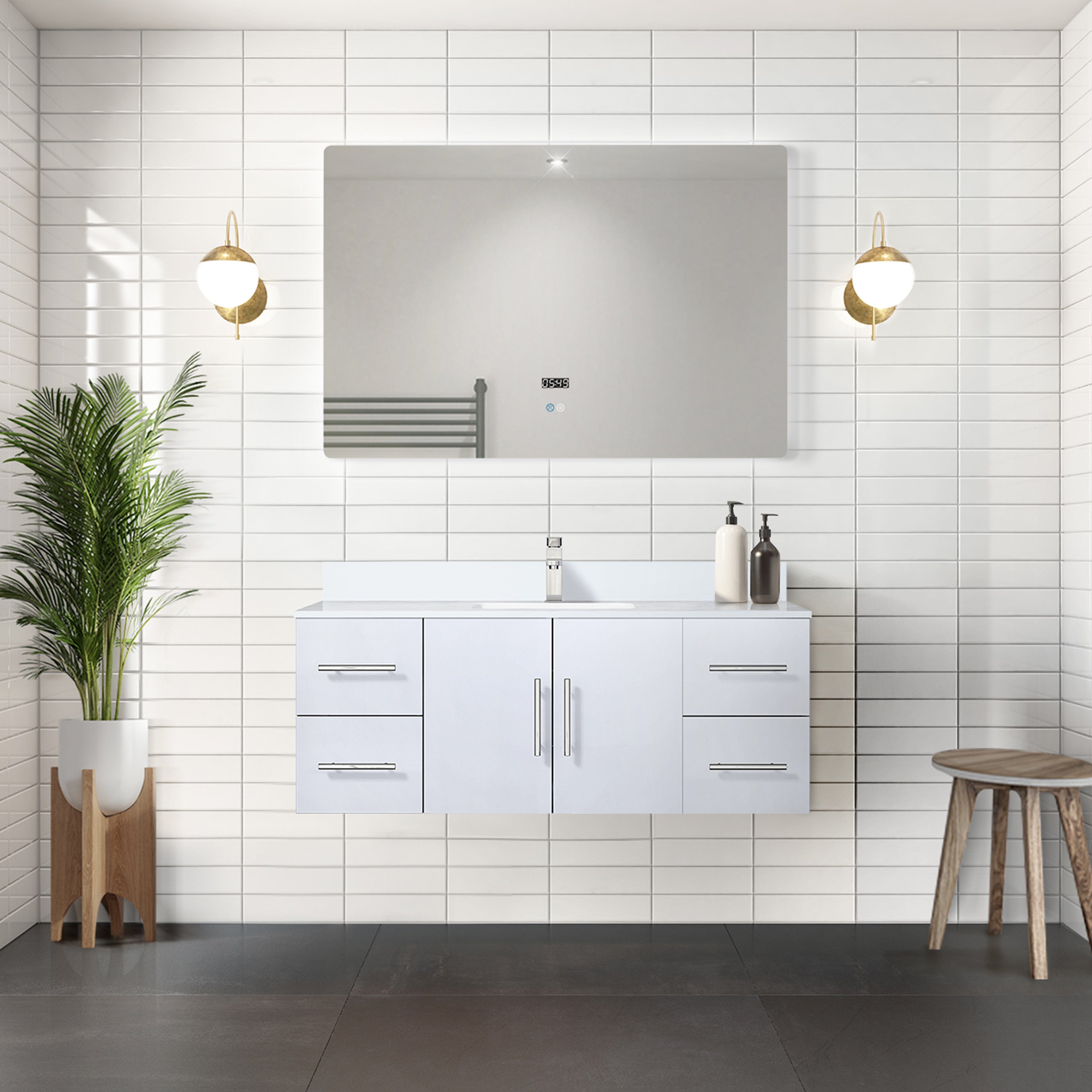 Geneva  48" x 22" Bath Vanity Bathroom Vanity - Shop at Home Craft Studio - 2