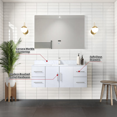 Geneva  48" x 22" Bath Vanity Bathroom Vanity - Shop at Home Craft Studio - 3