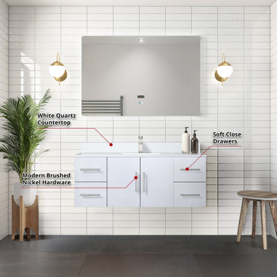 Geneva  48" x 22" Bath Vanity Bathroom Vanity - Shop at Home Craft Studio - 4