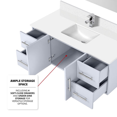 Geneva  48" x 22" Bath Vanity Bathroom Vanity - Shop at Home Craft Studio - 11