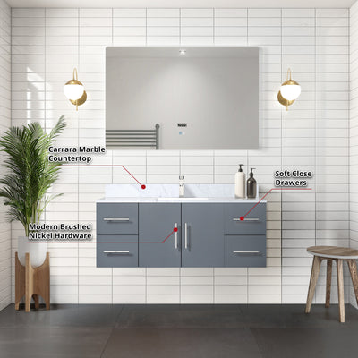 Geneva  48" x 22" Bath Vanity Bathroom Vanity - Shop at Home Craft Studio - 19