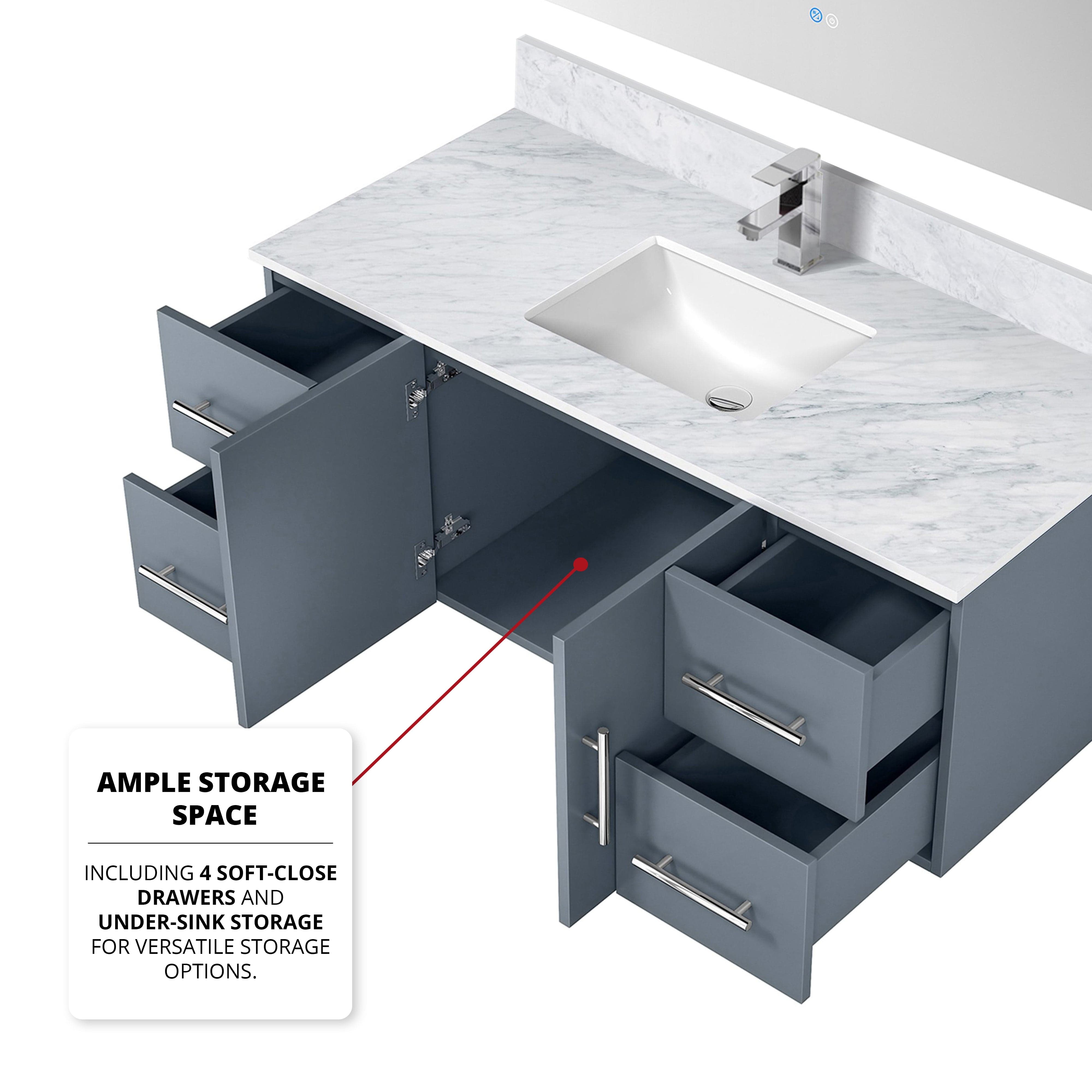 Geneva  48" x 22" Bath Vanity Bathroom Vanity - Shop at Home Craft Studio - 20