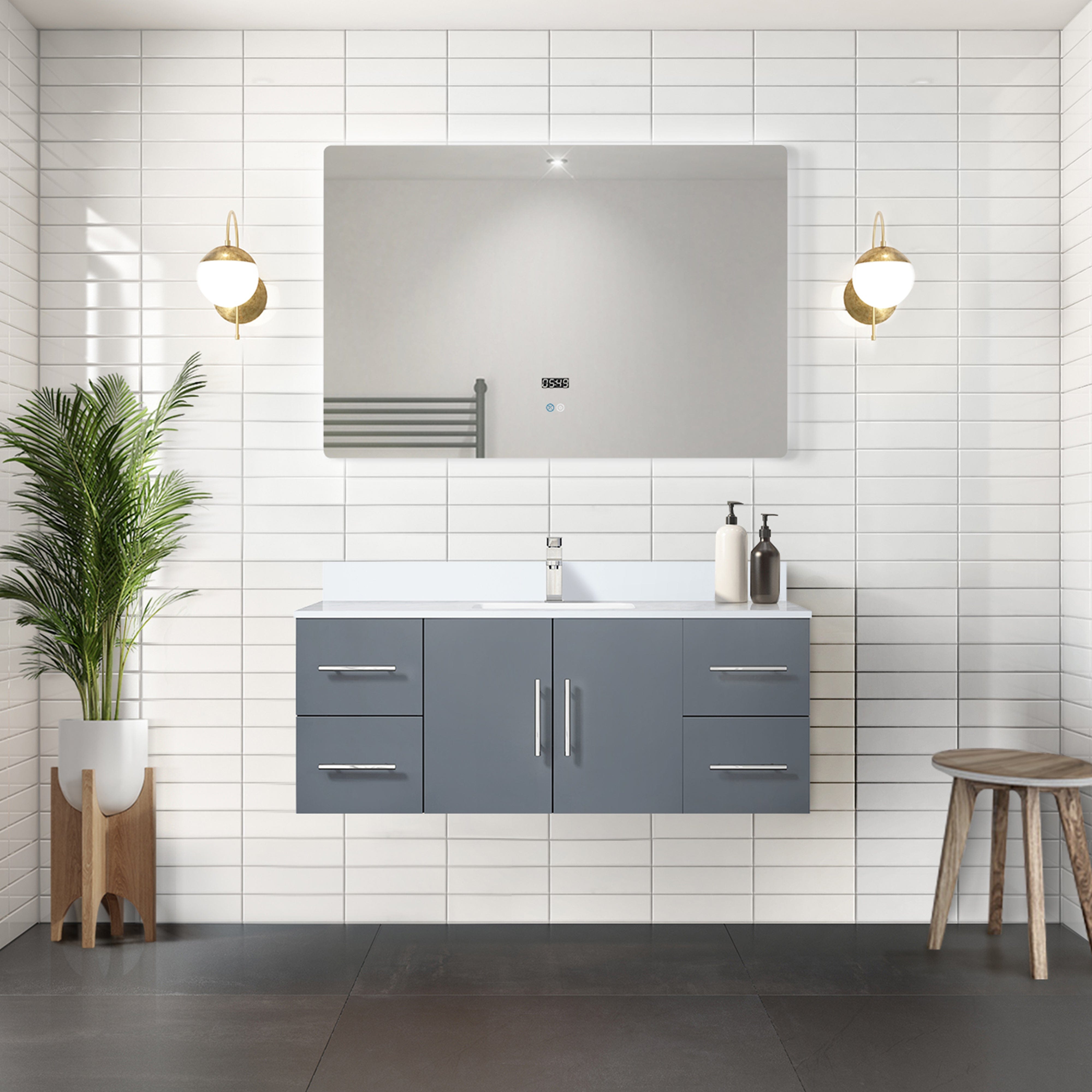 Geneva  48" x 22" Bath Vanity Bathroom Vanity - Shop at Home Craft Studio - 21