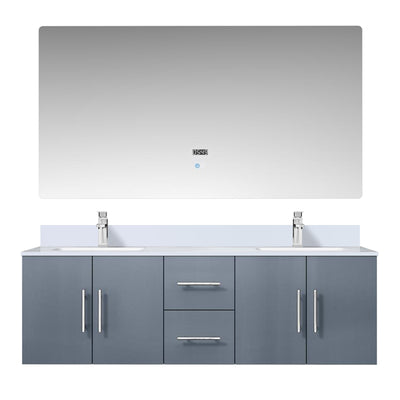 Geneva  60" x 22" Double Bath Vanity  - Shop at Home Craft Studio - 16
