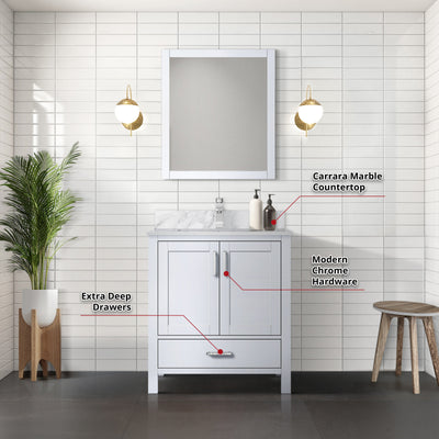Jacques 30" x 22" Bath Vanity Bathroom Vanity - Shop at Home Craft Studio - 9