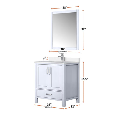 Jacques 30" x 22" Bath Vanity Bathroom Vanity - Shop at Home Craft Studio - 12