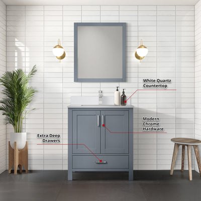 Jacques 30" x 22" Bath Vanity Bathroom Vanity - Shop at Home Craft Studio - 18