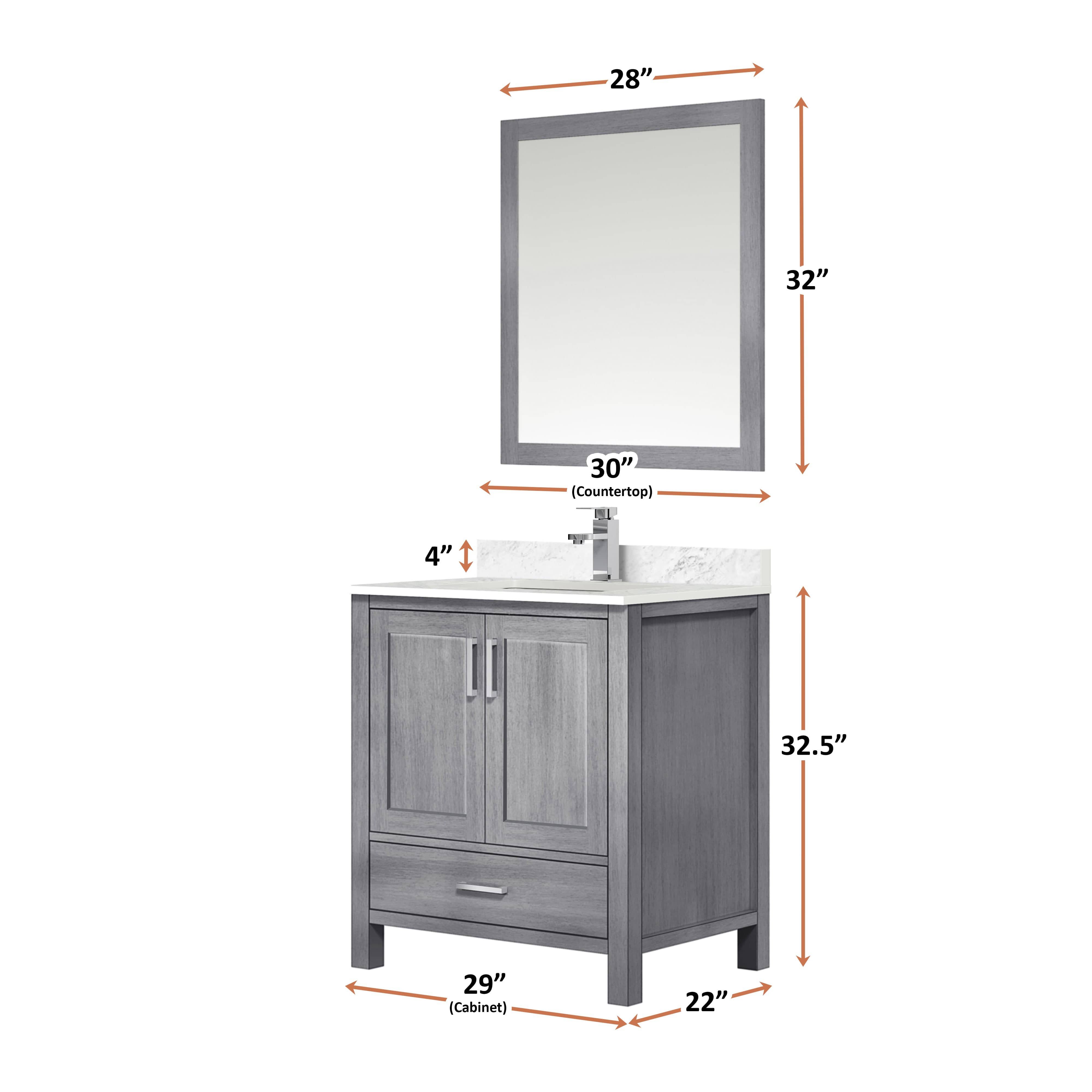 Jacques 30" x 22" Bath Vanity Bathroom Vanity - Shop at Home Craft Studio - 22