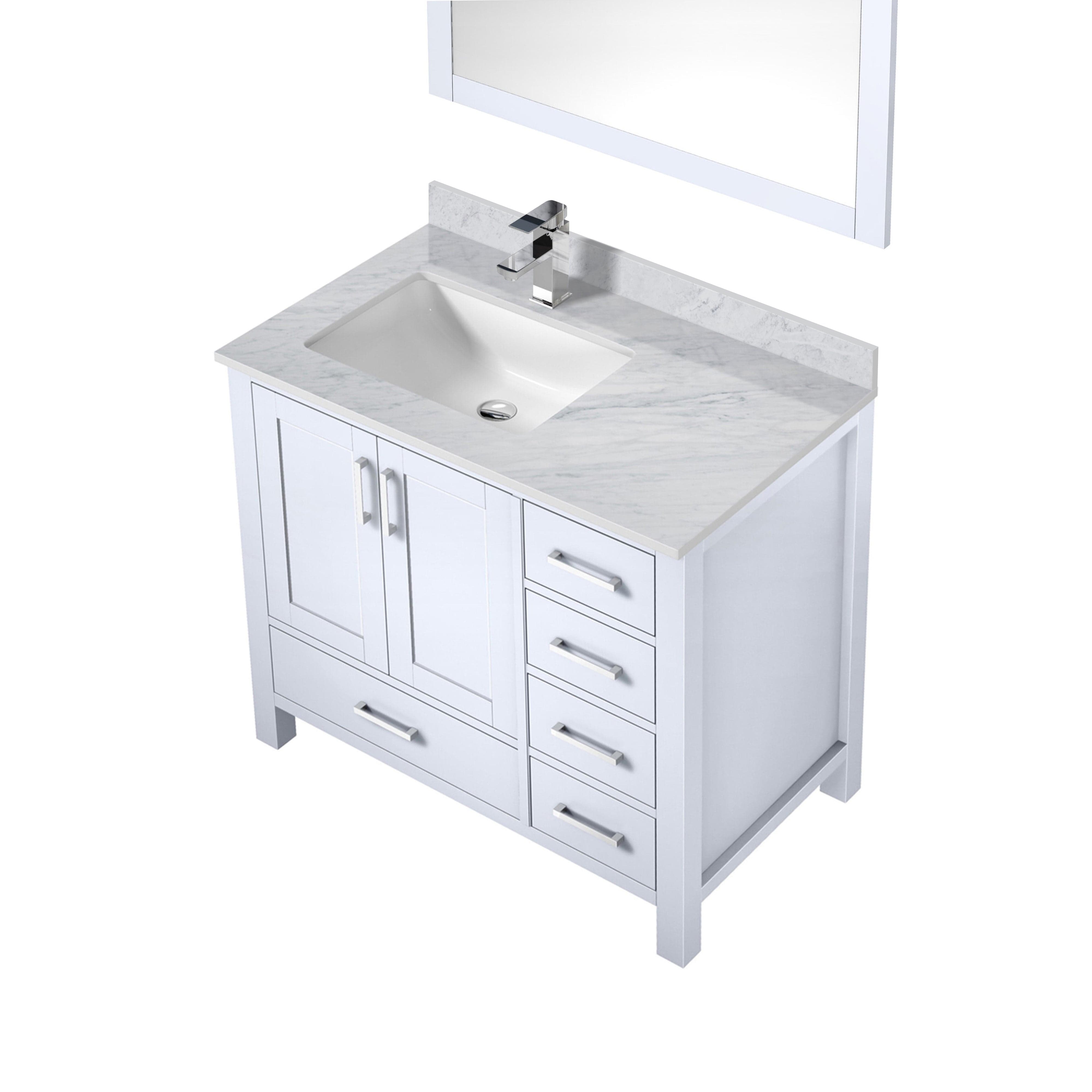 Jacques 36" x 22" Left Offset Bath Vanity Bathroom Vanity - Shop at Home Craft Studio - 3