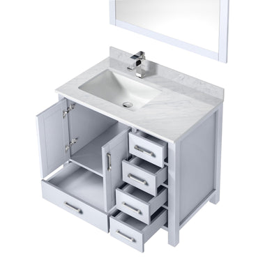 Jacques 36" x 22" Left Offset Bath Vanity Bathroom Vanity - Shop at Home Craft Studio - 4