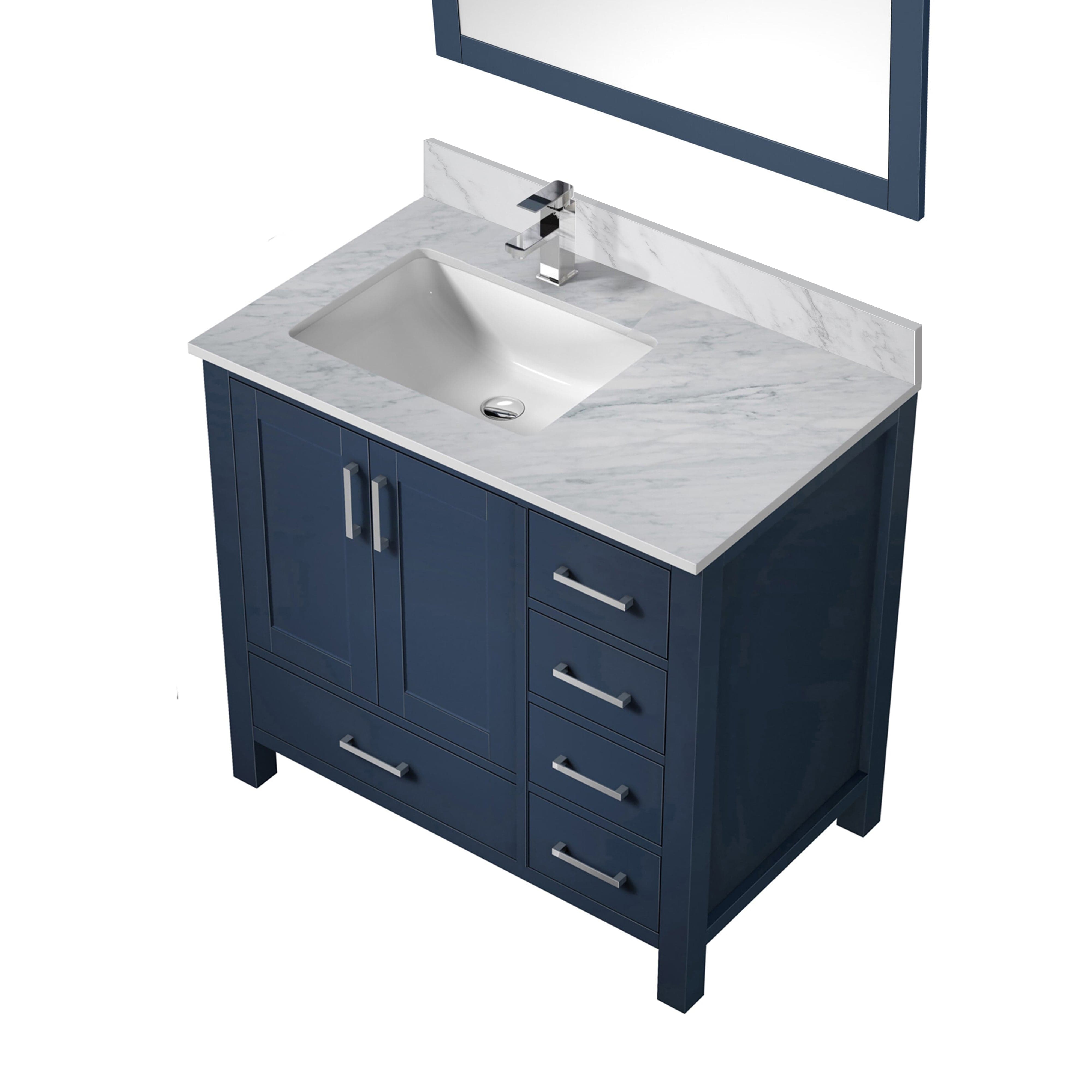 Jacques 36" x 22" Left Offset Bath Vanity Bathroom Vanity - Shop at Home Craft Studio - 21