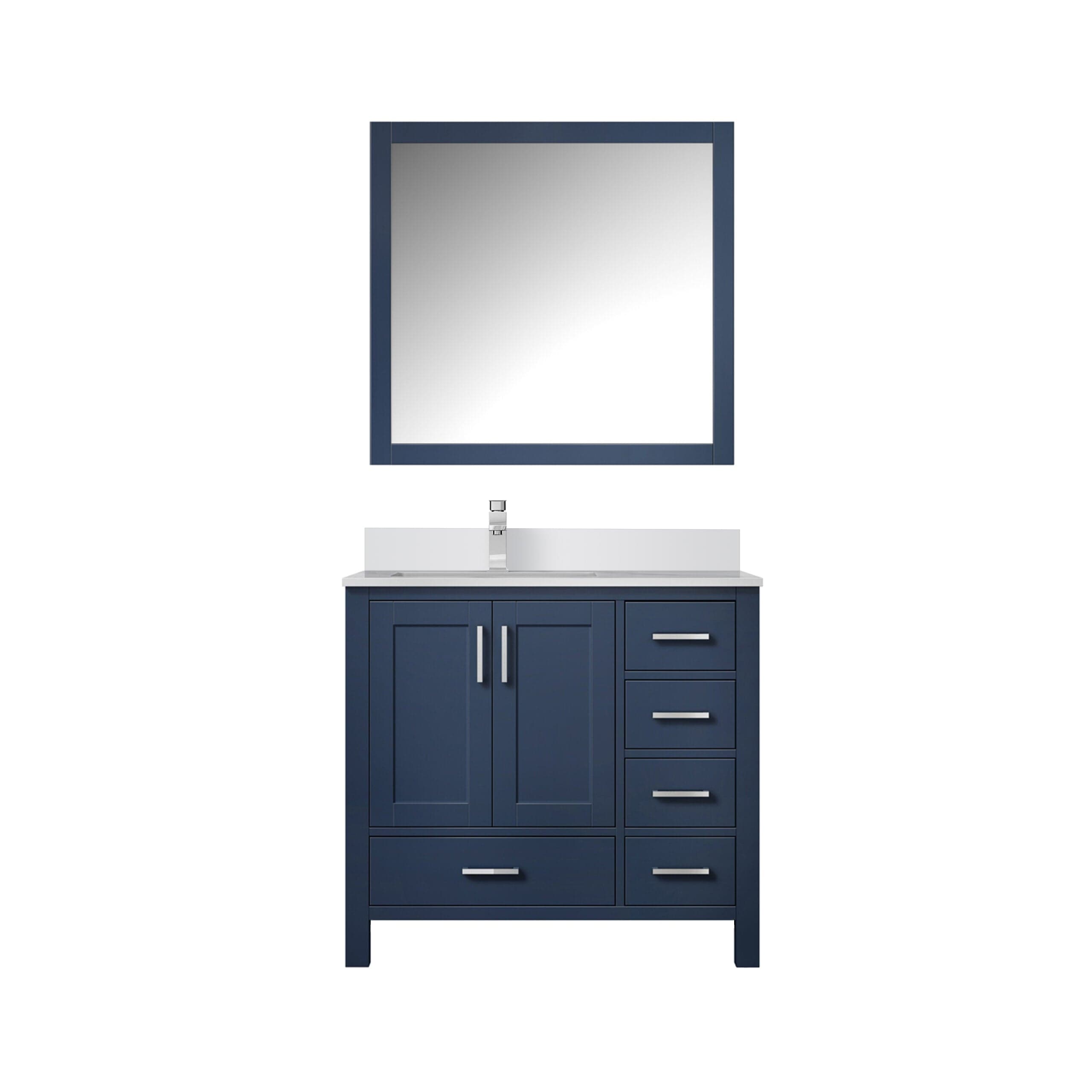 Jacques 36" x 22" Left Offset Bath Vanity Bathroom Vanity - Shop at Home Craft Studio - 27