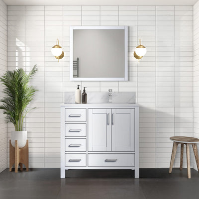 Jacques 36" x 22" Right Offset Bath Vanity Bathroom Vanity - Shop at Home Craft Studio - 5