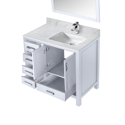 Jacques 36" x 22" Right Offset Bath Vanity Bathroom Vanity - Shop at Home Craft Studio - 6