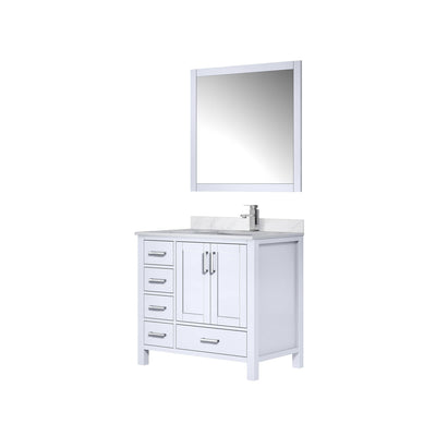 Jacques 36" x 22" Right Offset Bath Vanity Bathroom Vanity - Shop at Home Craft Studio - 7