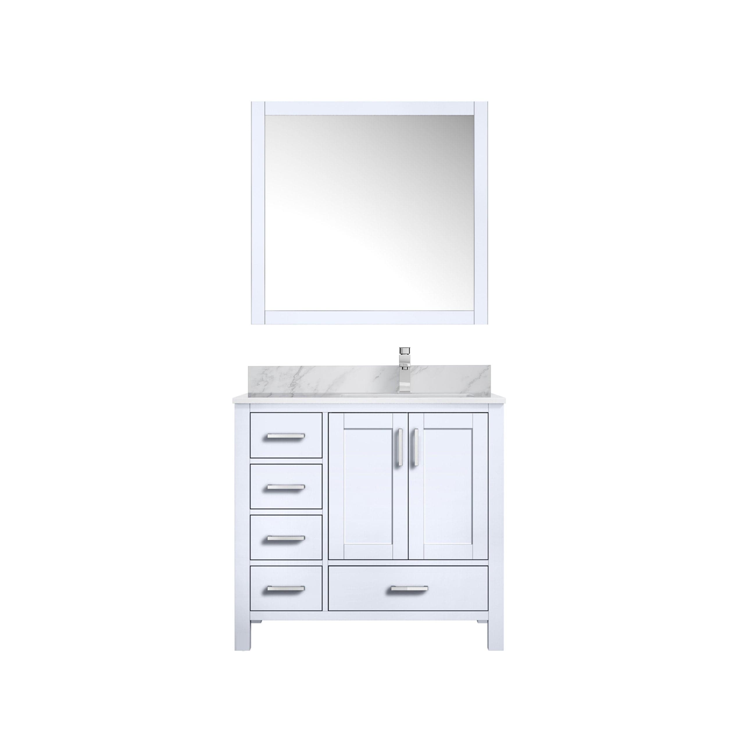 Jacques 36" x 22" Right Offset Bath Vanity Bathroom Vanity - Shop at Home Craft Studio - 8