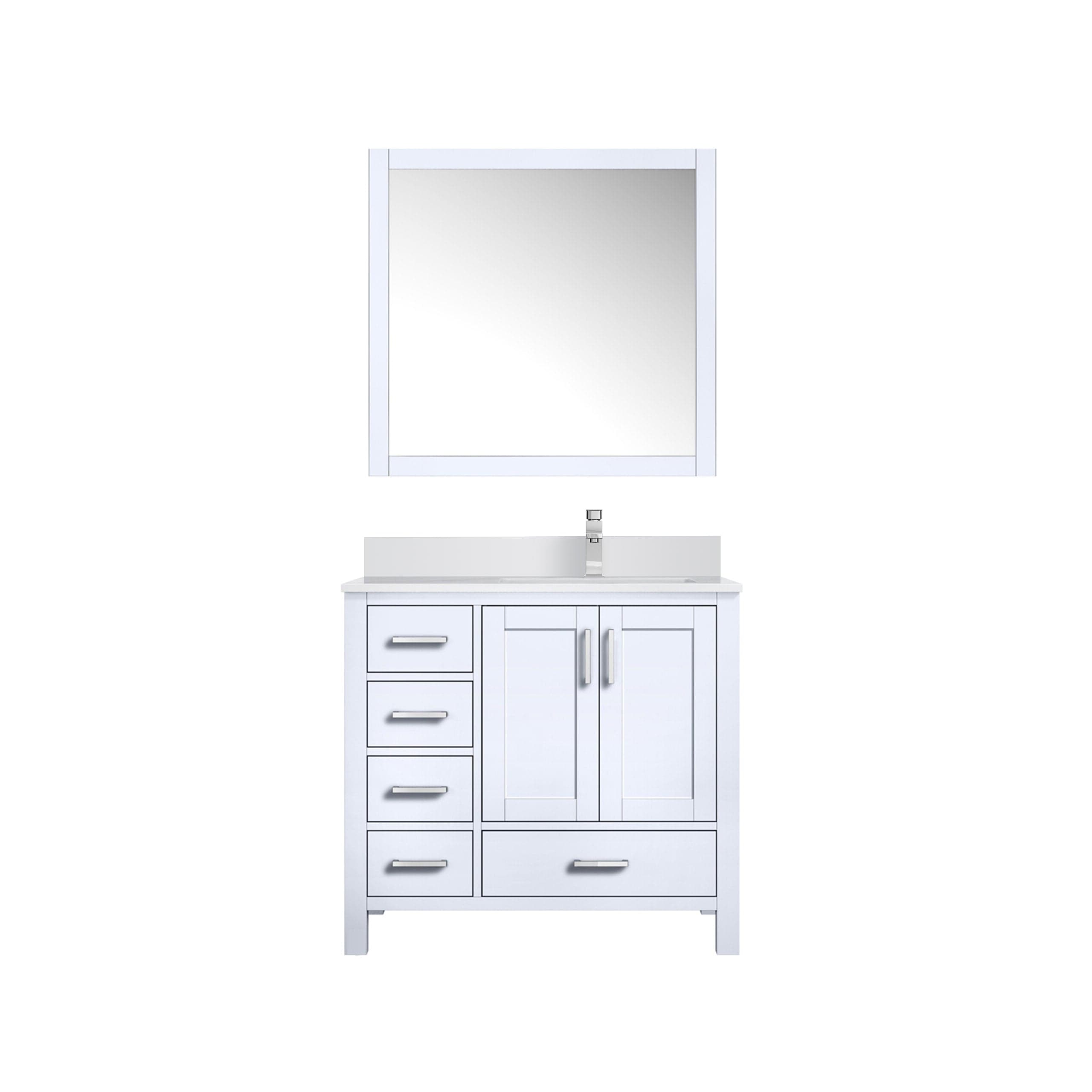 Jacques 36" x 22" Right Offset Bath Vanity Bathroom Vanity - Shop at Home Craft Studio - 13