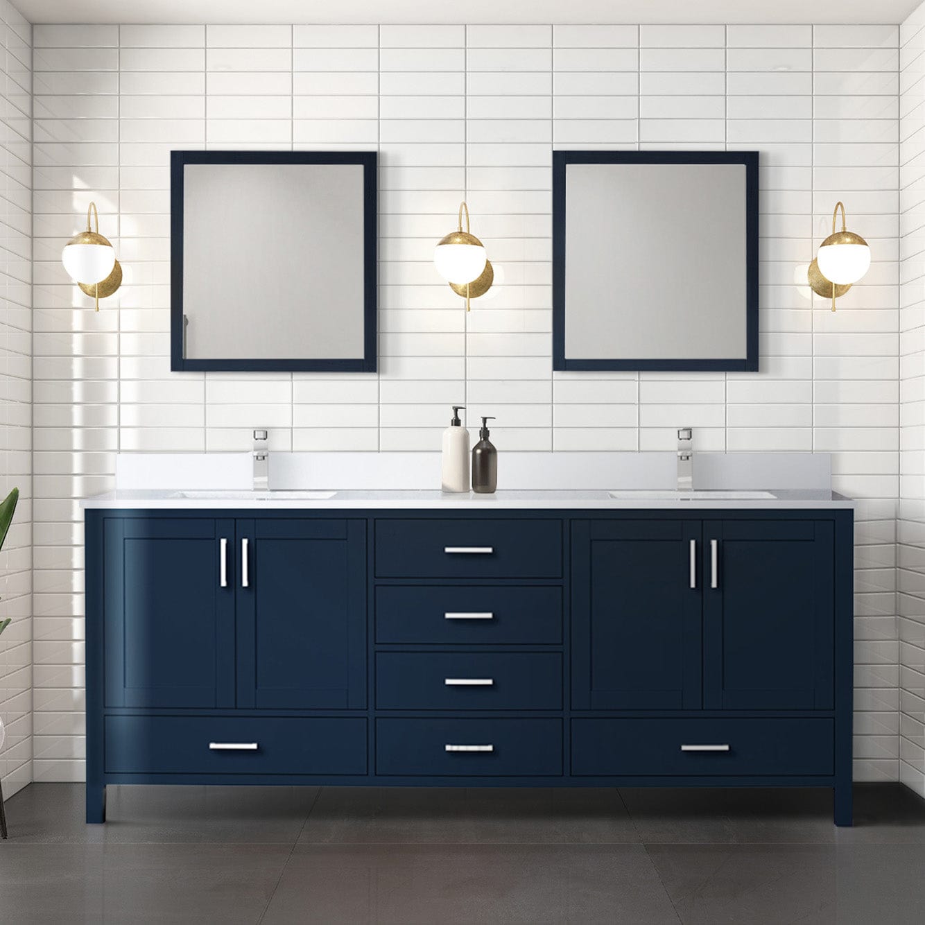 Jacques 80" x 22" Double Bath Vanity Bathroom Vanity - Shop at Home Craft Studio - 30