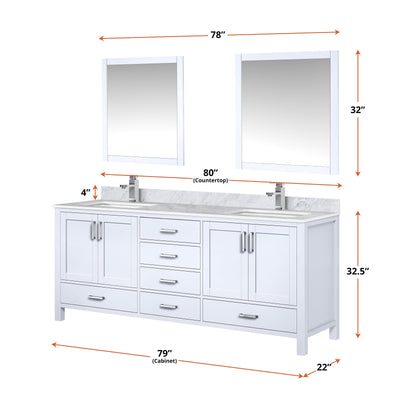 Jacques 84" x 22" Double Bath Vanity Bathroom Vanity - Shop at Home Craft Studio - 9