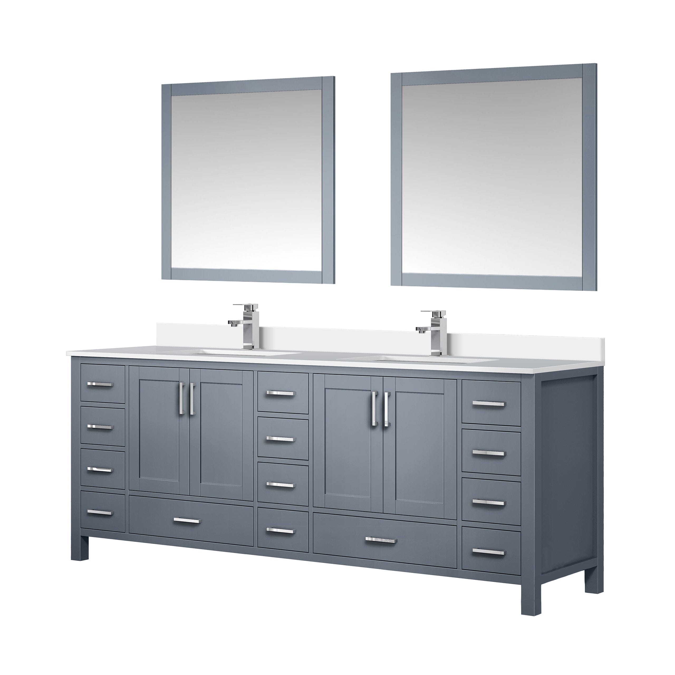 Jacques 84" x 22" Double Bath Vanity Bathroom Vanity - Shop at Home Craft Studio - 24