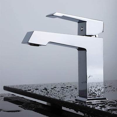 Labaro Single Hole Brass Bathroom Faucet Faucet - Shop at Home Craft Studio - 1