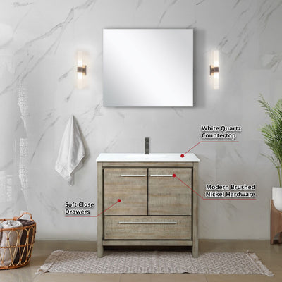 Lafarre 36" Rustic Acacia Bathroom Vanity Bathroom Vanity - Shop at Home Craft Studio - 18