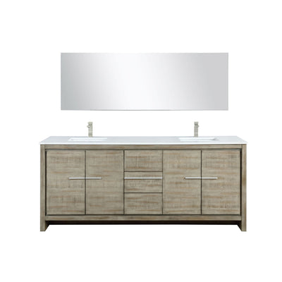 Lafarre 80" Rustic Acacia Double Bathroom Vanity Bathroom Vanity - Shop at Home Craft Studio - 5