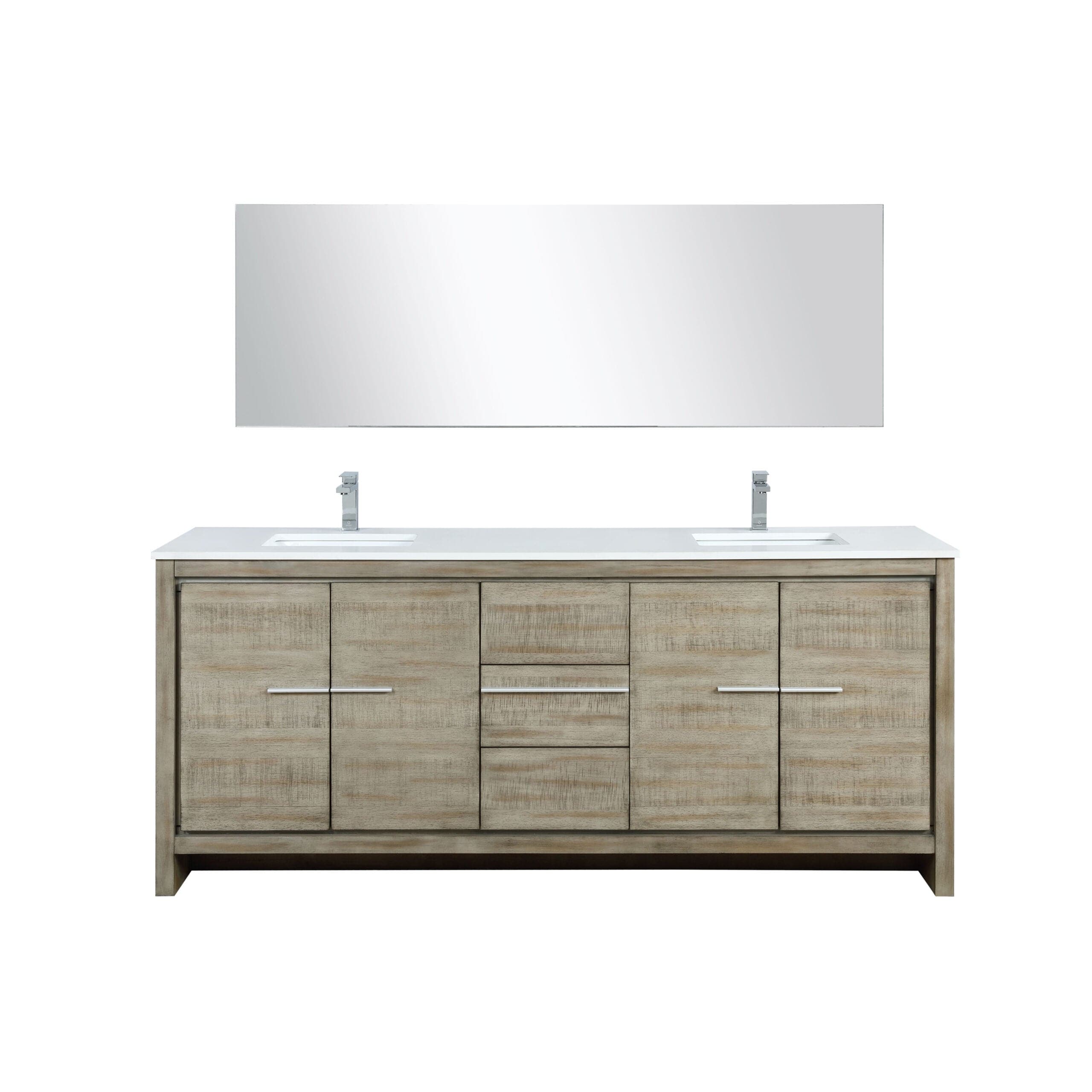 Lafarre 80" Rustic Acacia Double Bathroom Vanity Bathroom Vanity - Shop at Home Craft Studio - 12