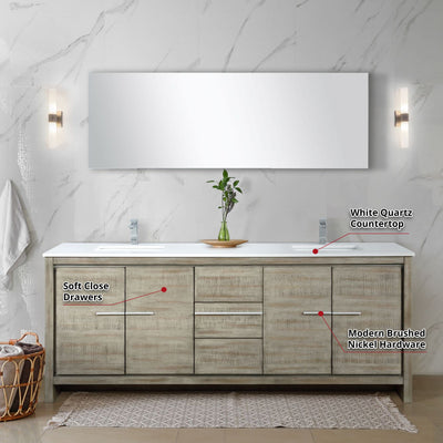 Lafarre 80" Rustic Acacia Double Bathroom Vanity Bathroom Vanity - Shop at Home Craft Studio - 13