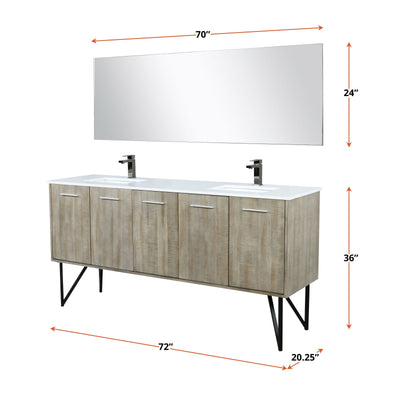 Lancy  72" Double Bathroom Vanity Bathroom Vanity - Shop at Home Craft Studio - 20