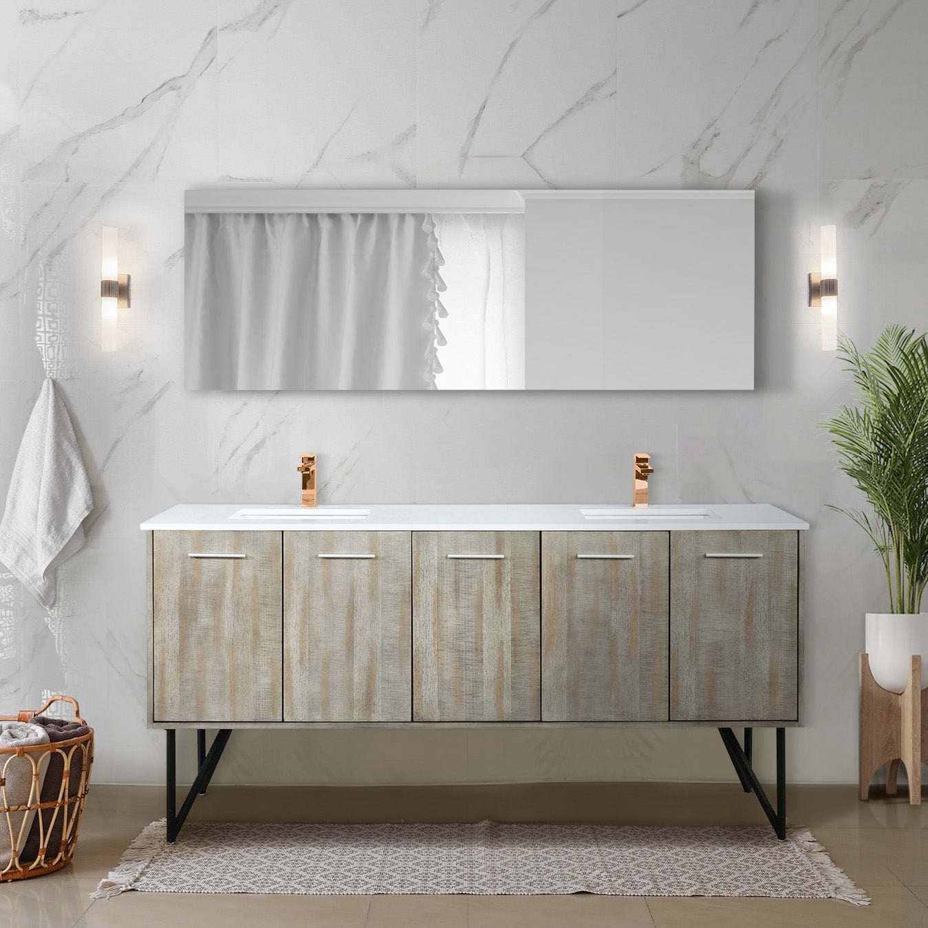 Lancy  72" Double Bathroom Vanity Bathroom Vanity - Shop at Home Craft Studio - 21