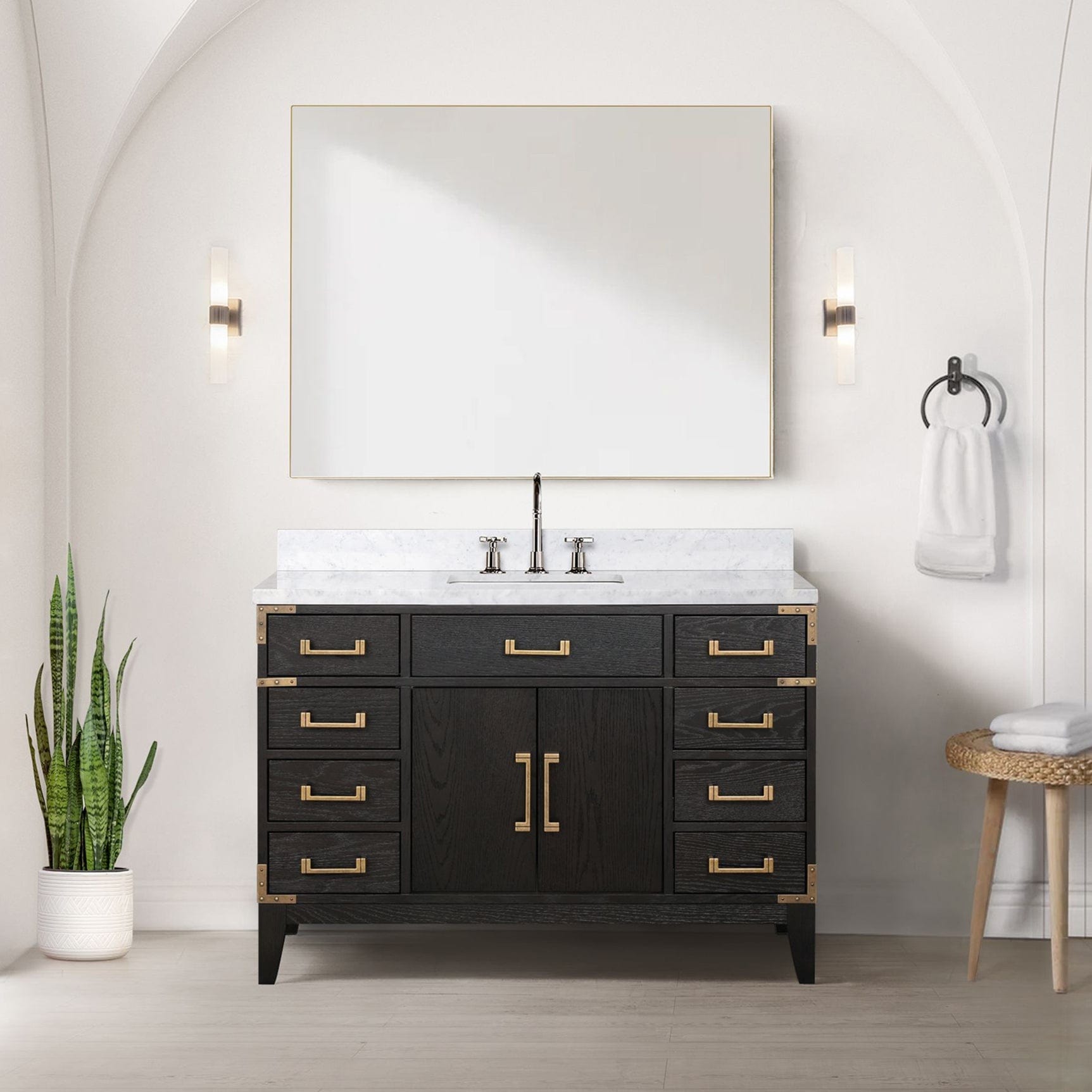 Laurel 48" x 22" Single Bath Vanity Bathroom Vanity - Shop at Home Craft Studio - 1