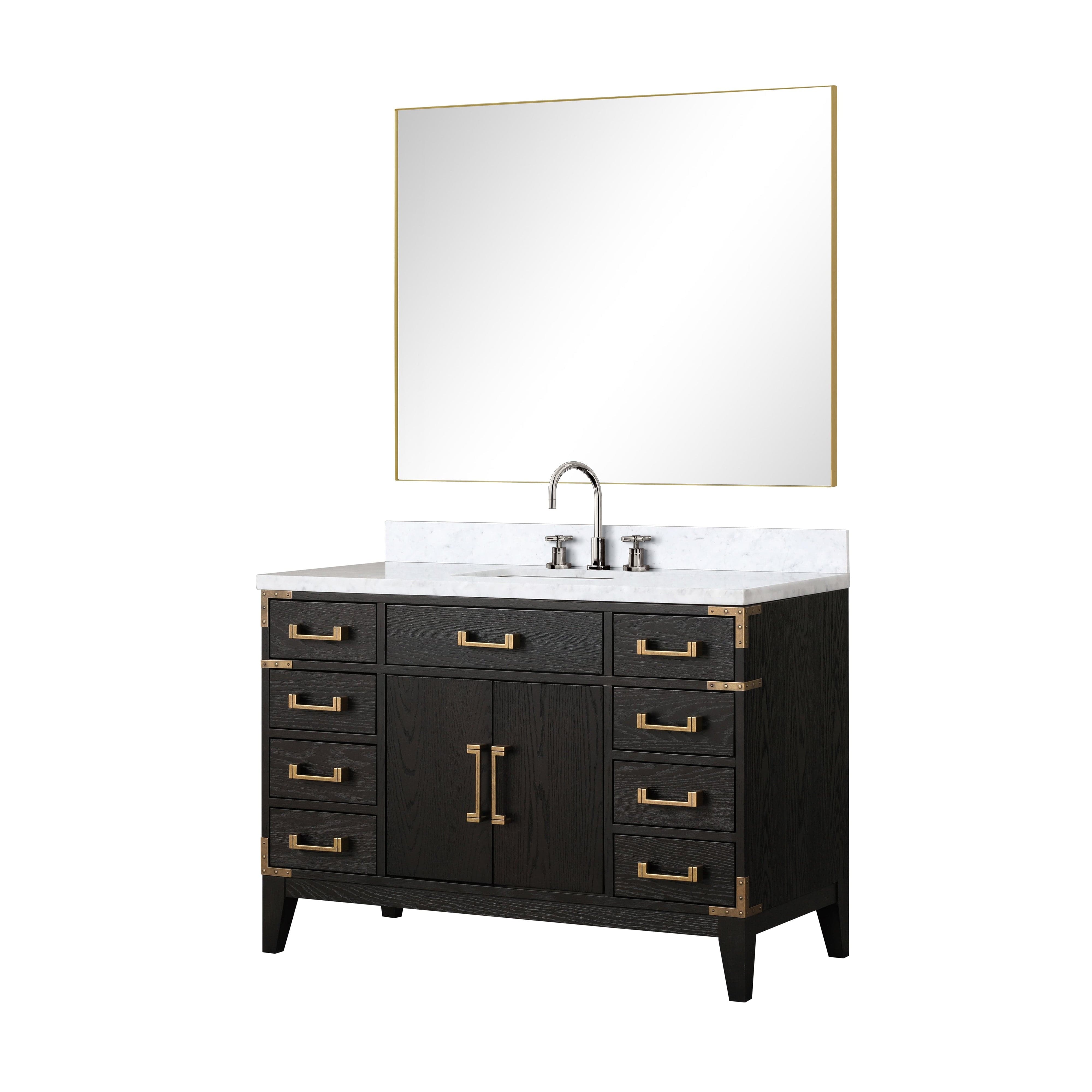 Laurel 48" x 22" Single Bath Vanity Bathroom Vanity - Shop at Home Craft Studio - 4