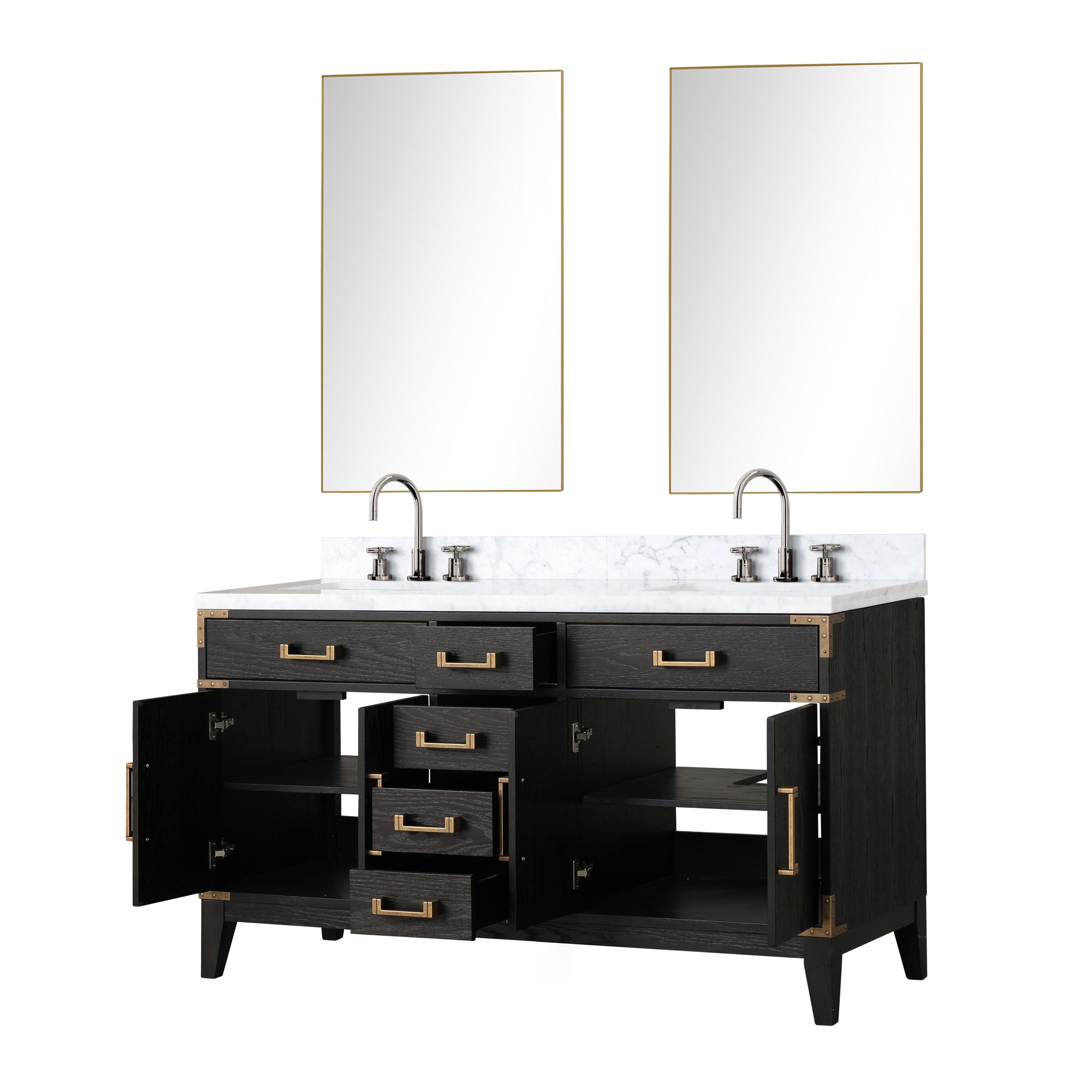Laurel 60" x 22" Double Bath Vanity Bathroom Vanity - Shop at Home Craft Studio - 5