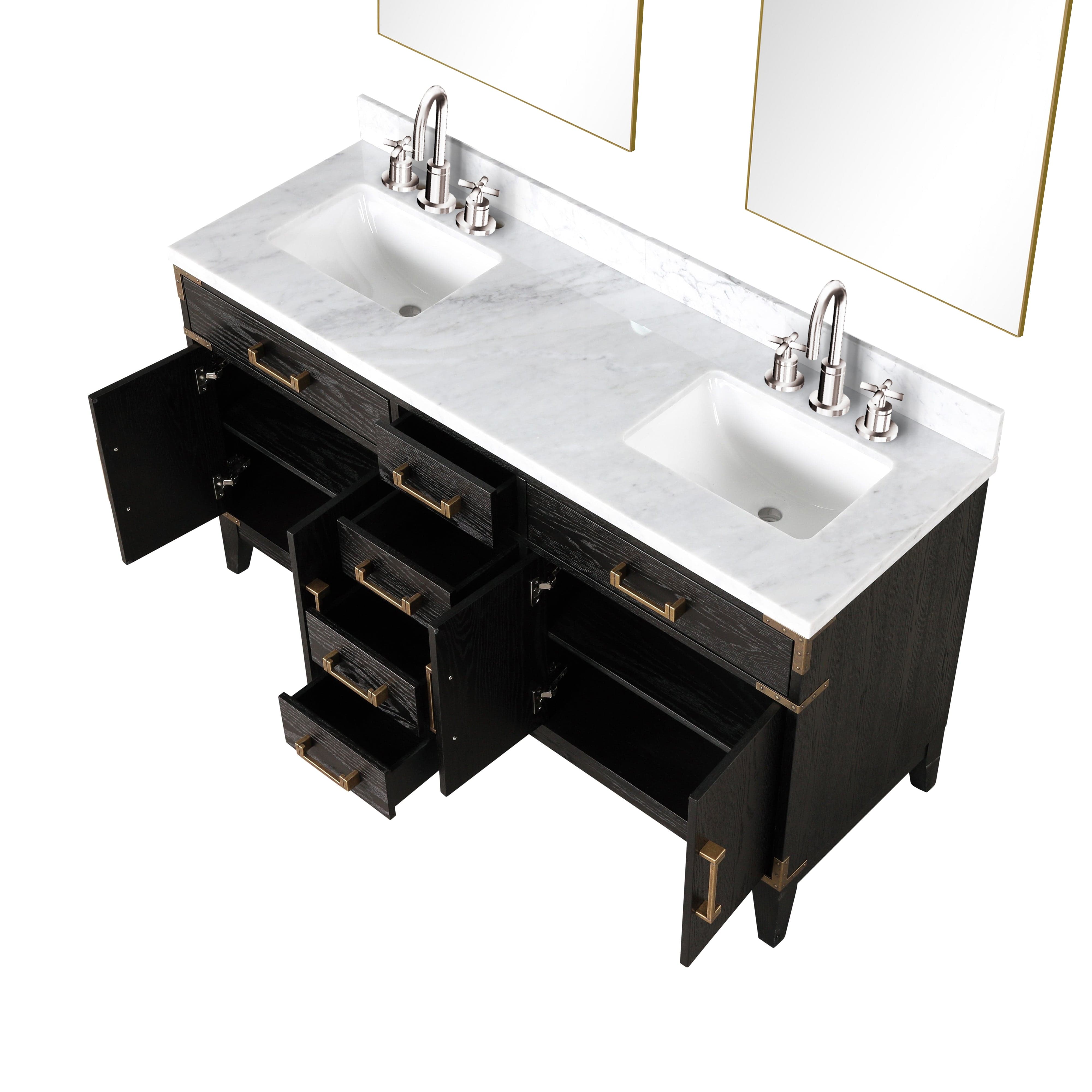 Laurel 60" x 22" Double Bath Vanity Bathroom Vanity - Shop at Home Craft Studio - 6