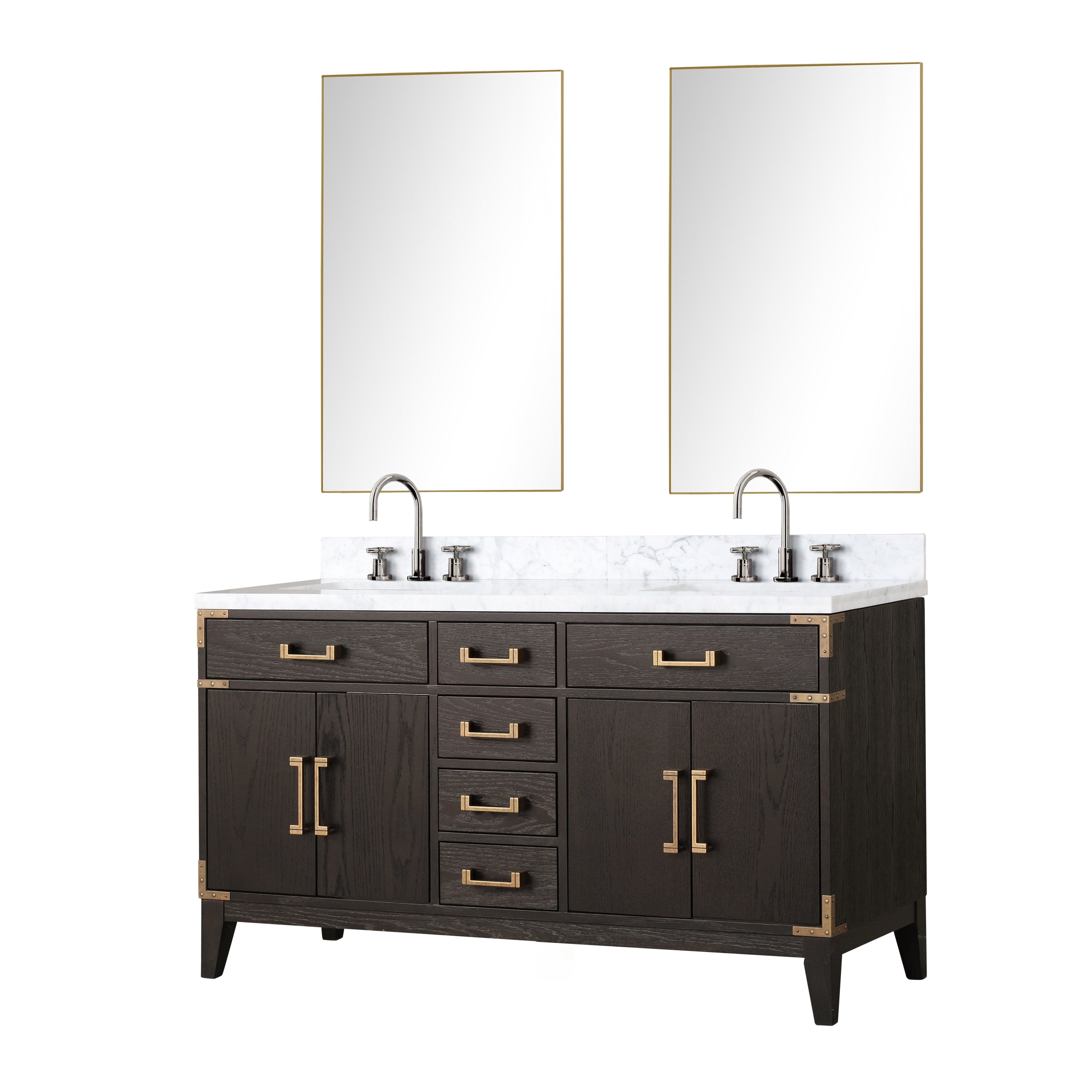 Laurel 60" x 22" Double Bath Vanity Bathroom Vanity - Shop at Home Craft Studio - 11