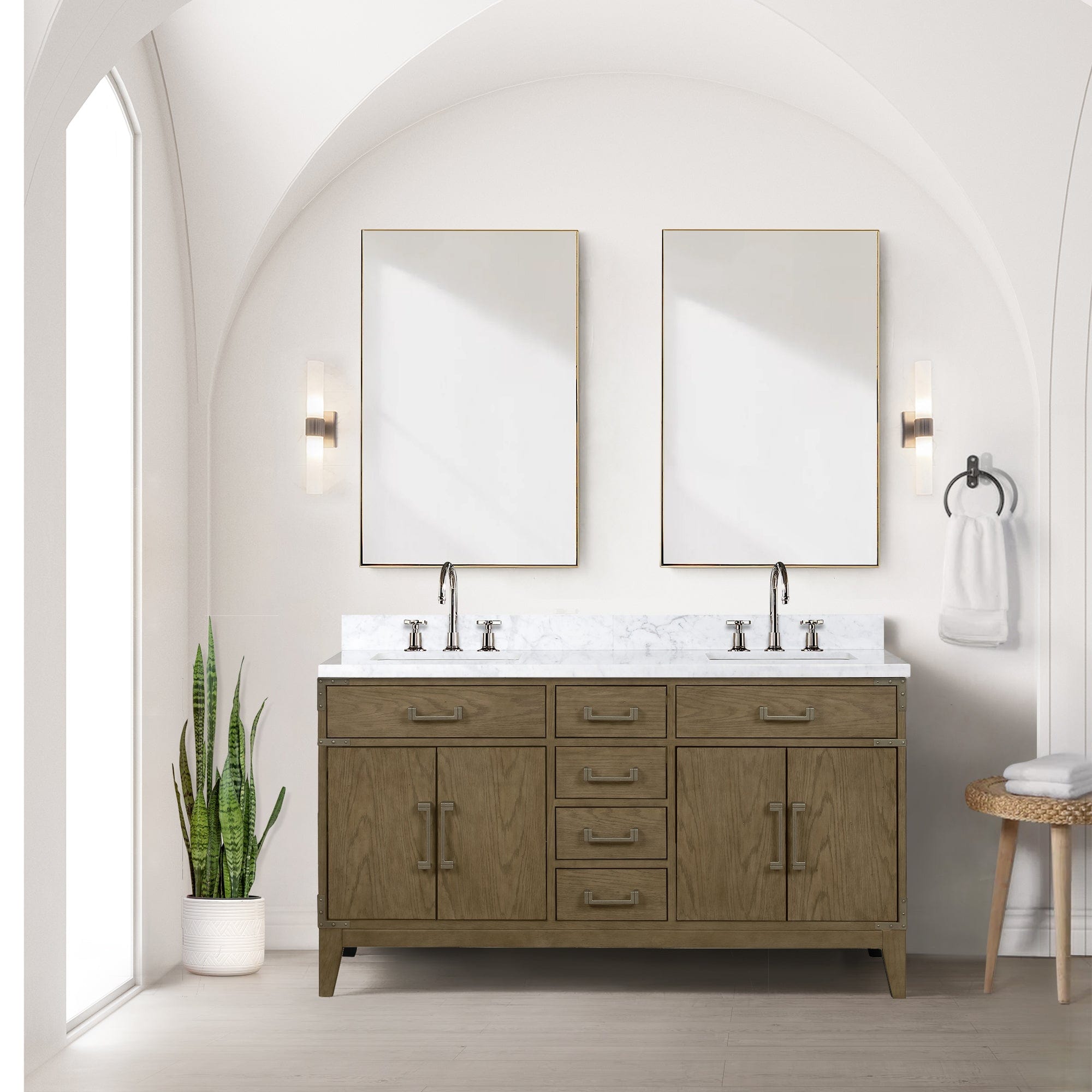 Laurel 60" x 22" Double Bath Vanity Bathroom Vanity - Shop at Home Craft Studio - 12
