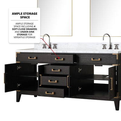 Laurel 72 " x 22" Double Bath Vanity Bathroom Vanity - Shop at Home Craft Studio - 2