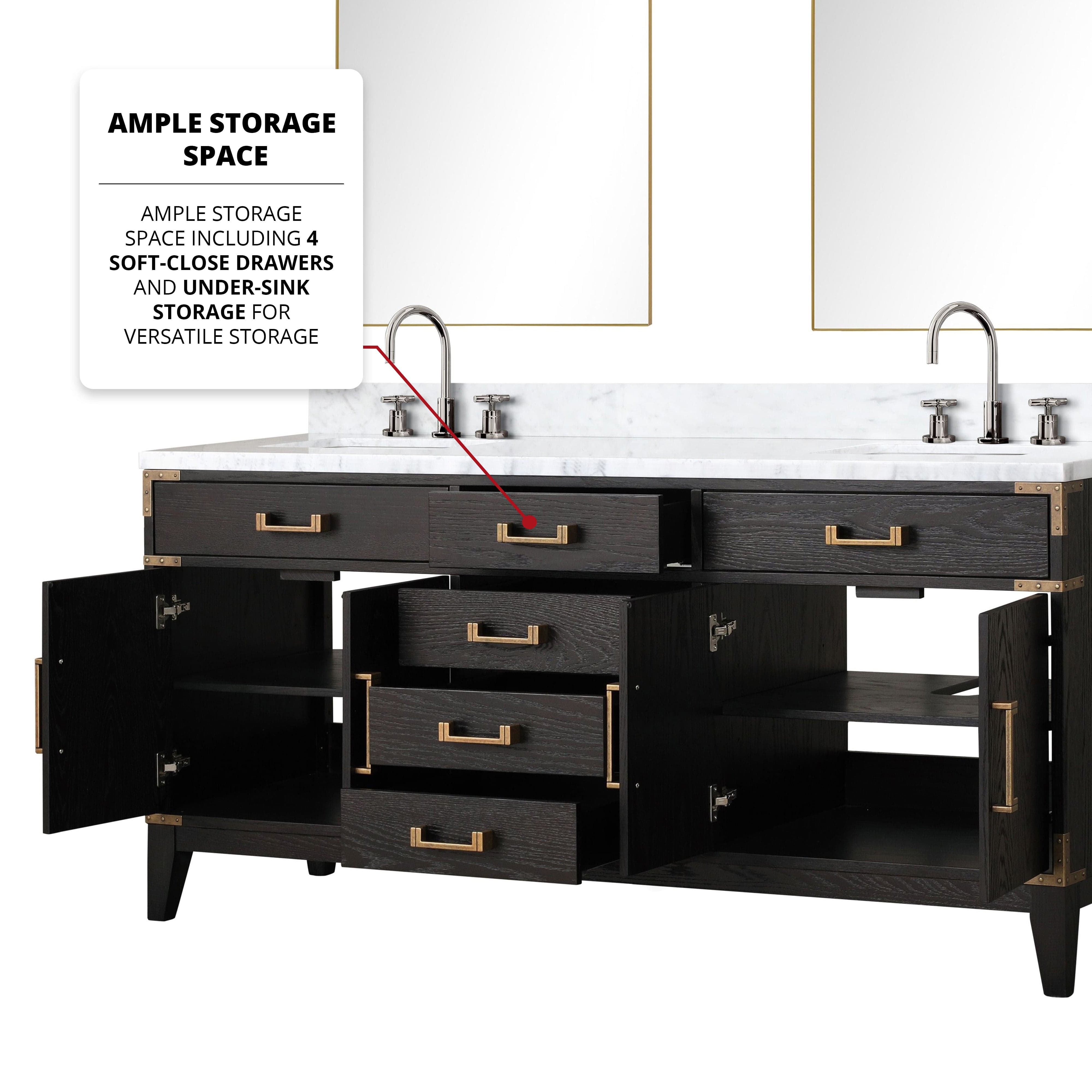 Laurel 72 " x 22" Double Bath Vanity Bathroom Vanity - Shop at Home Craft Studio - 2