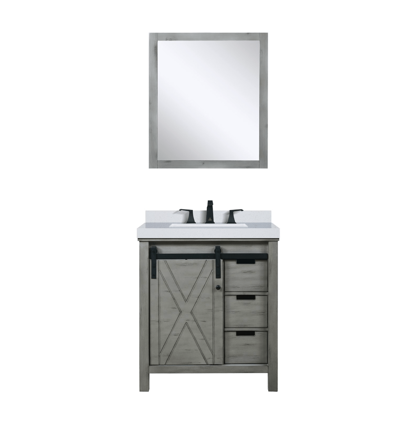 Marsyas 30" x 22" Single Bath Vanity Bathroom Vanity - Shop at Home Craft Studio - 2
