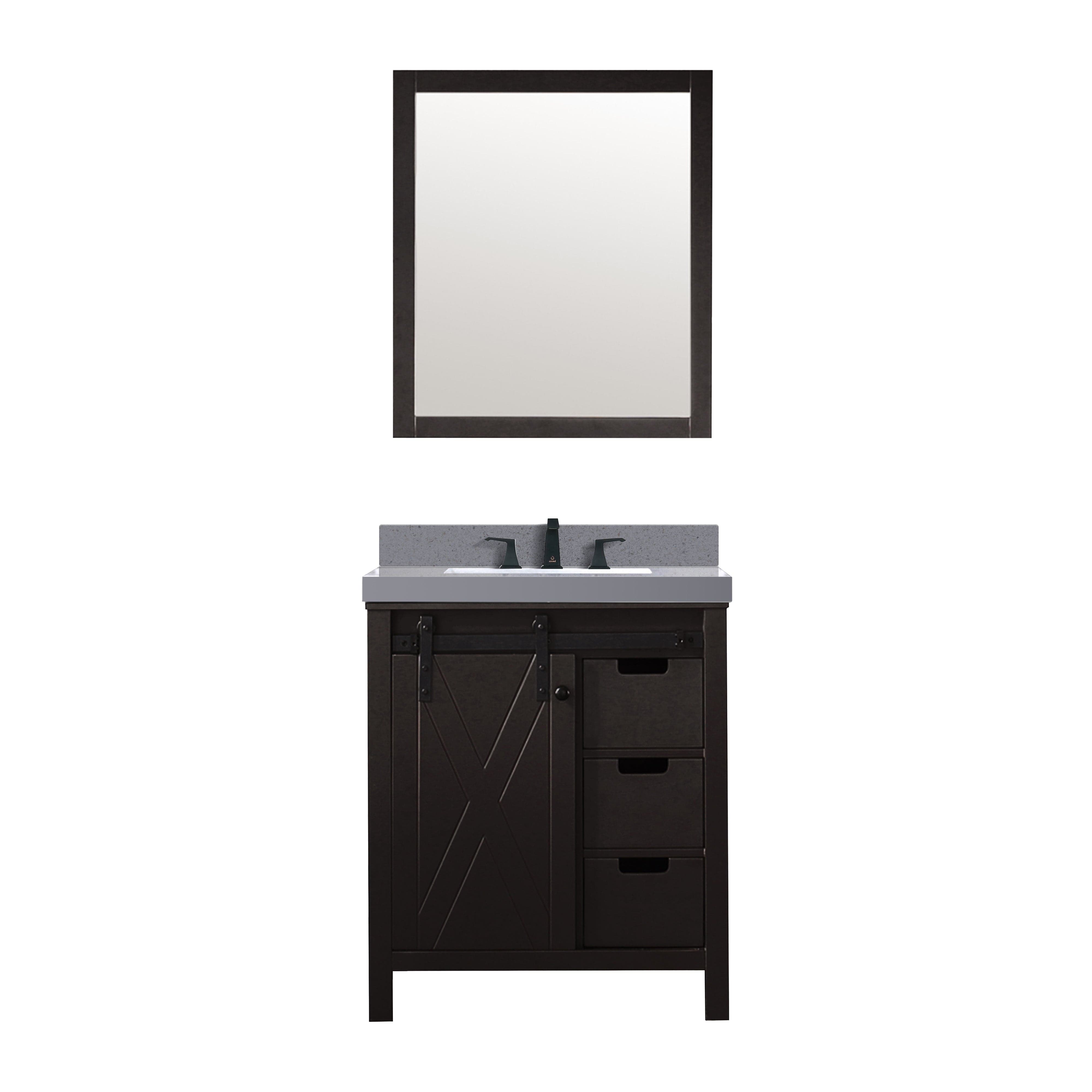 Marsyas 30" x 22" Single Bath Vanity Bathroom Vanity - Shop at Home Craft Studio - 9