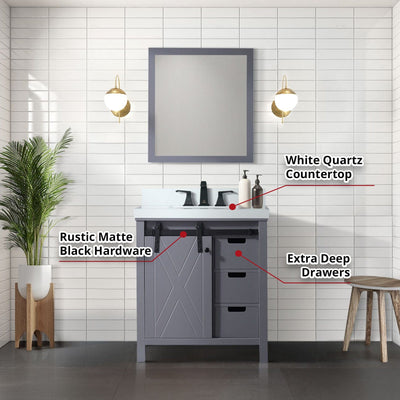 Marsyas 30" x 22" Single Bath Vanity Bathroom Vanity - Shop at Home Craft Studio - 7