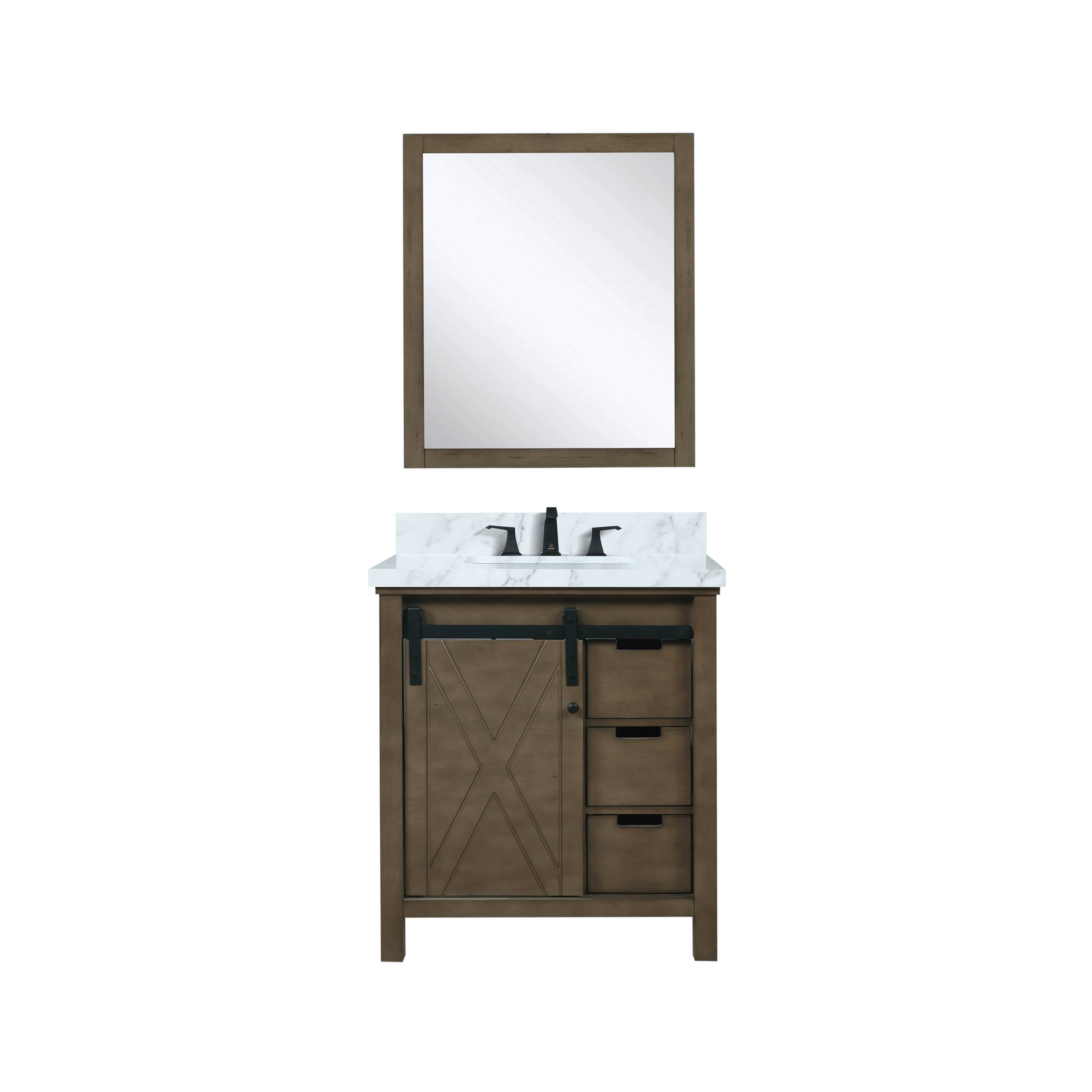 Marsyas 30" x 22" Single Bath Vanity Bathroom Vanity - Shop at Home Craft Studio - 8