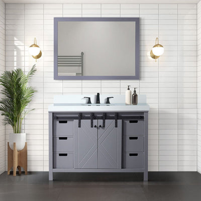 Marsyas 48" x 22" Single Bath Vanity Bathroom Vanity - Shop at Home Craft Studio - 1